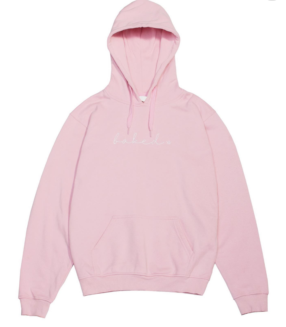 BOGO 25% off Baked Apparel Cursive Hoodie