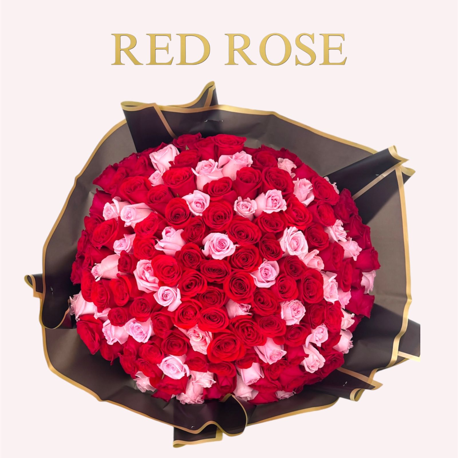 100 rosas rojas y 50 rosas rositas mixtas, 150 rosas