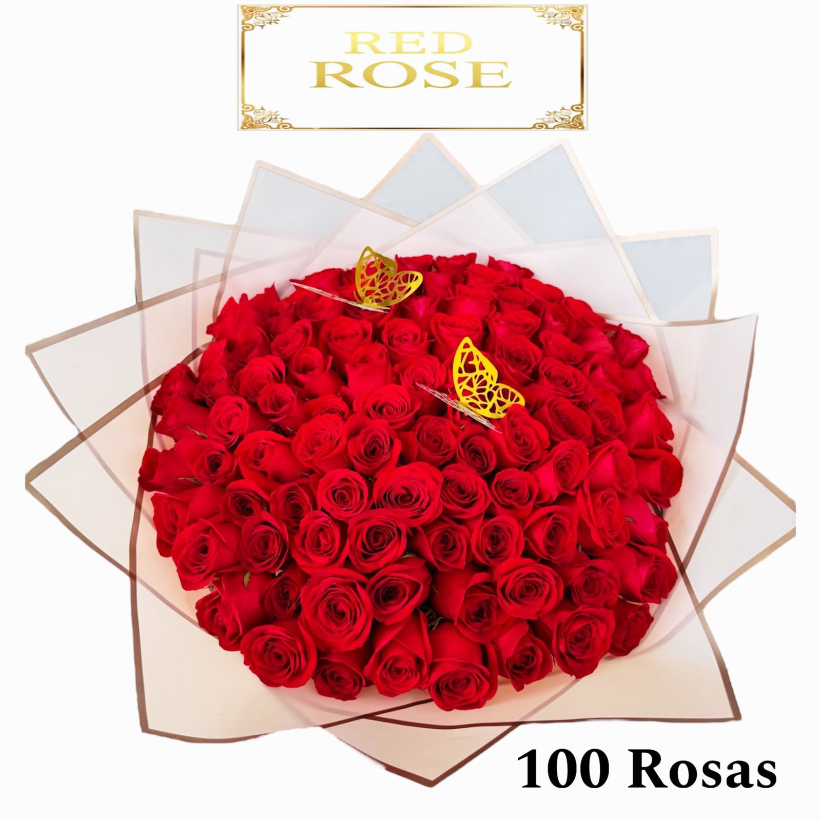 Ramo de 100 rosas rojas