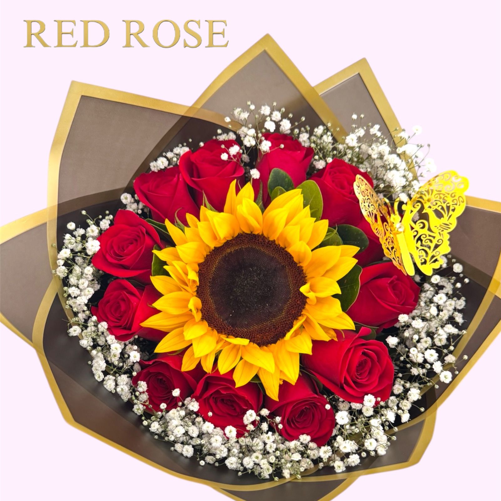 Rosas Y Girasol 