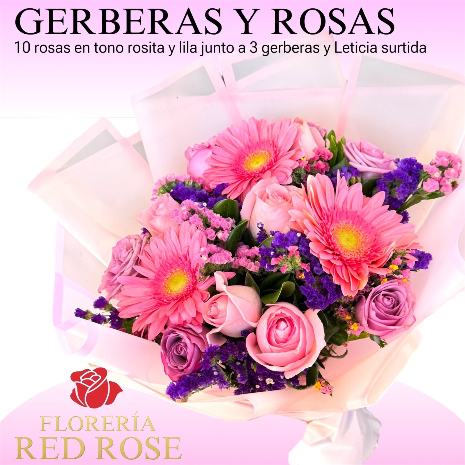 Ramo de Gerberas y Rosas