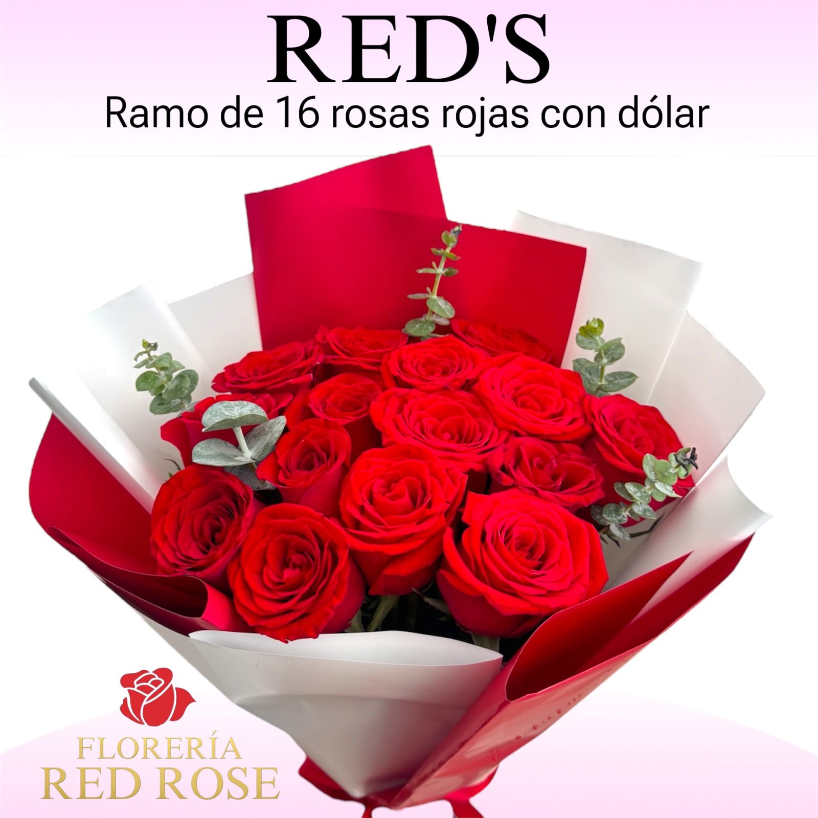 Ramo de rosas rojas