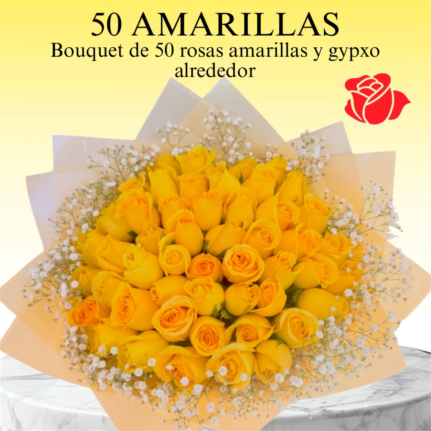 Bouquet Amarillo 50