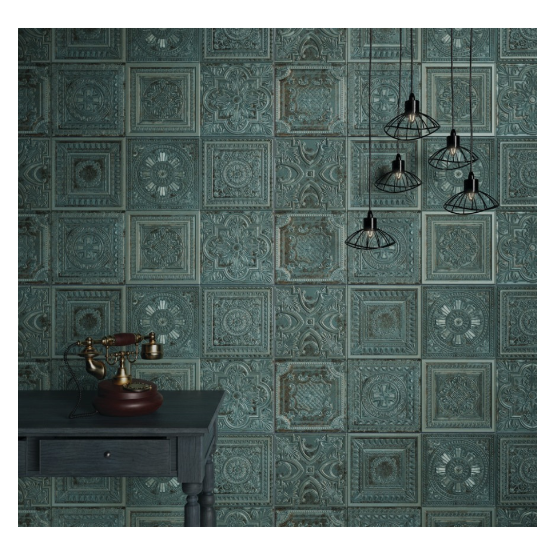 G-Lux Blue Decor Tiles - 300x600mm | 10 sq. ft. per Box