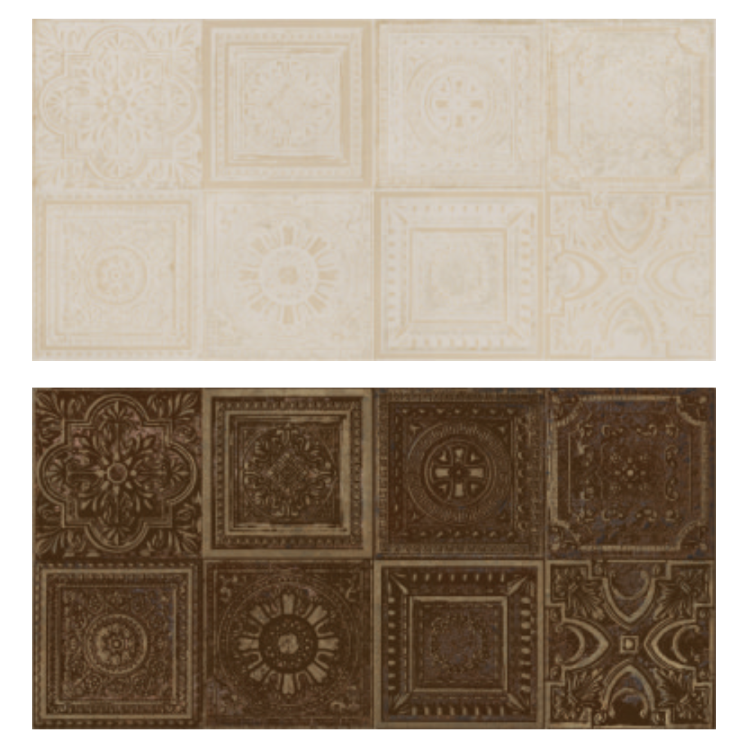 G-Lux Blue Decor Tiles - 300x600mm | 10 sq. ft. per Box