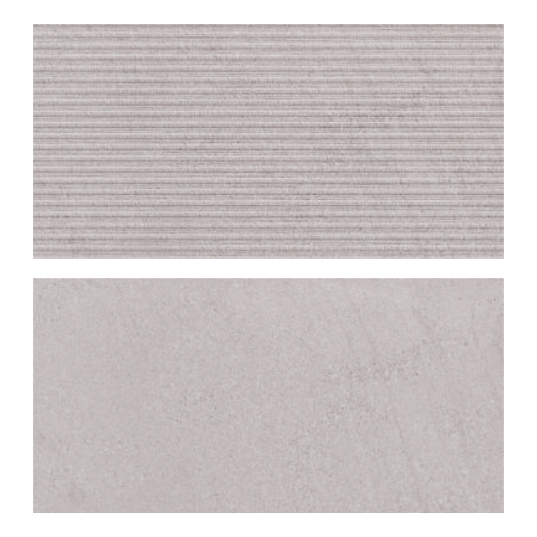 Steel Gris & Blanco Wall Tiles 300x600mm - Box of 5 (10 Sq. Ft.)