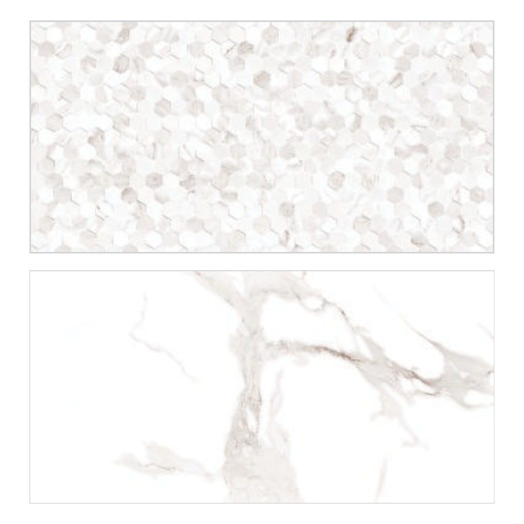 Small Liner Globe Matt White Wall Tiles 300x600mm - Box of 5 (10 Sq. Ft.)