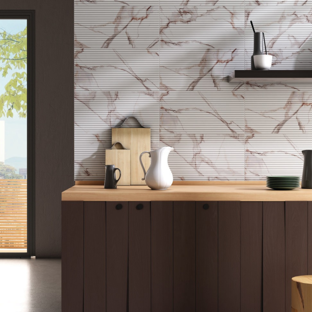 Small Liner Globe Matt White Wall Tiles 300x600mm - Box of 5 (10 Sq. Ft.)