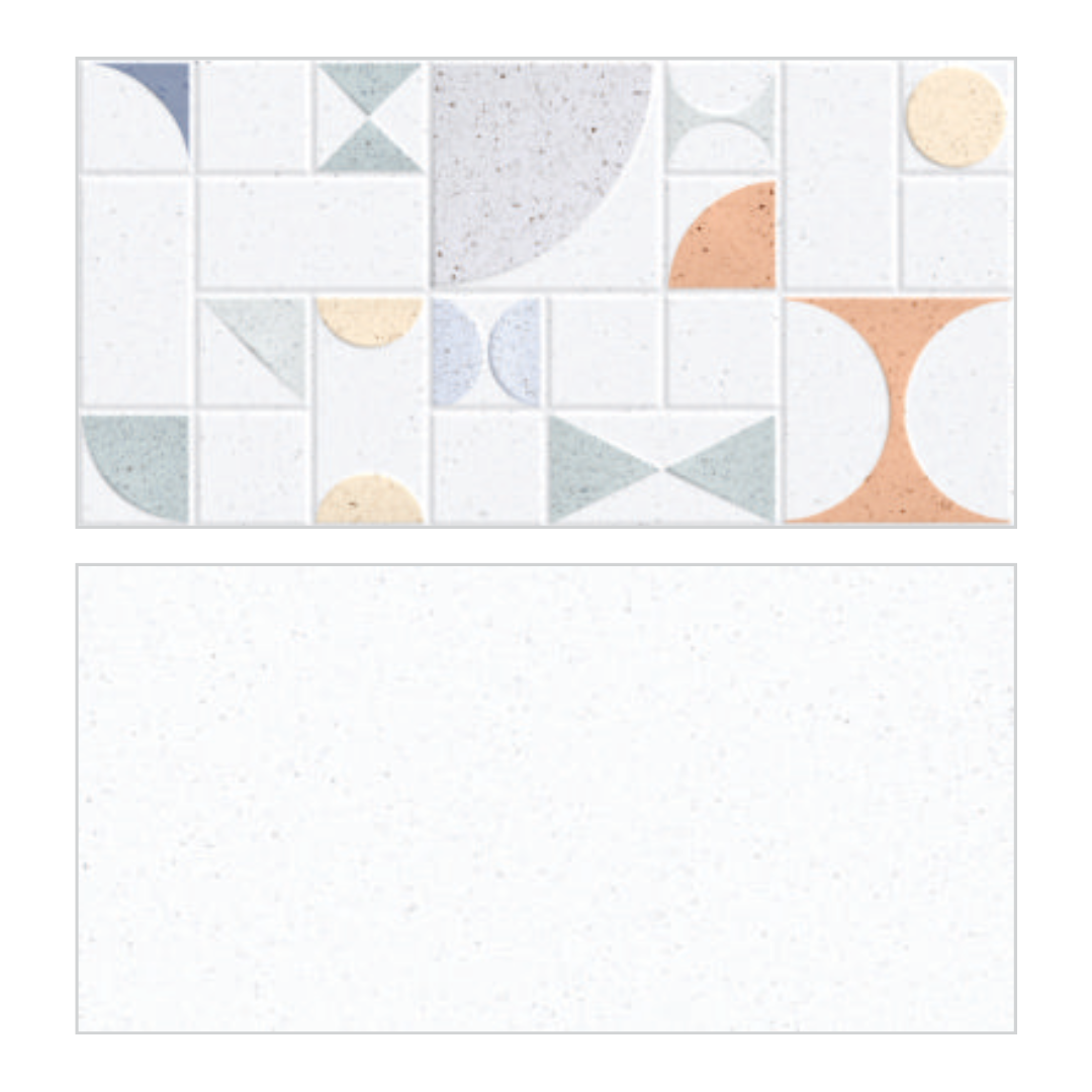 Swizer White Tiles - 300x600mm | 10 sq. ft. per Box