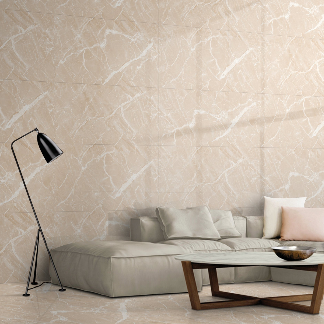 Esperada Ivory Endless Tiles – Subtle & Refined