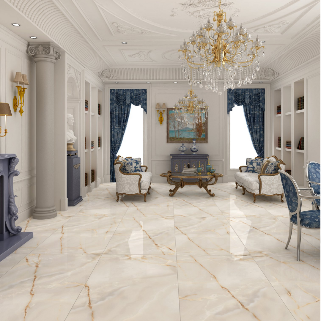 Lasa - Gold Tiles – Luxe & Radiant - Jordan Dark Grey/Bianco premium tiles