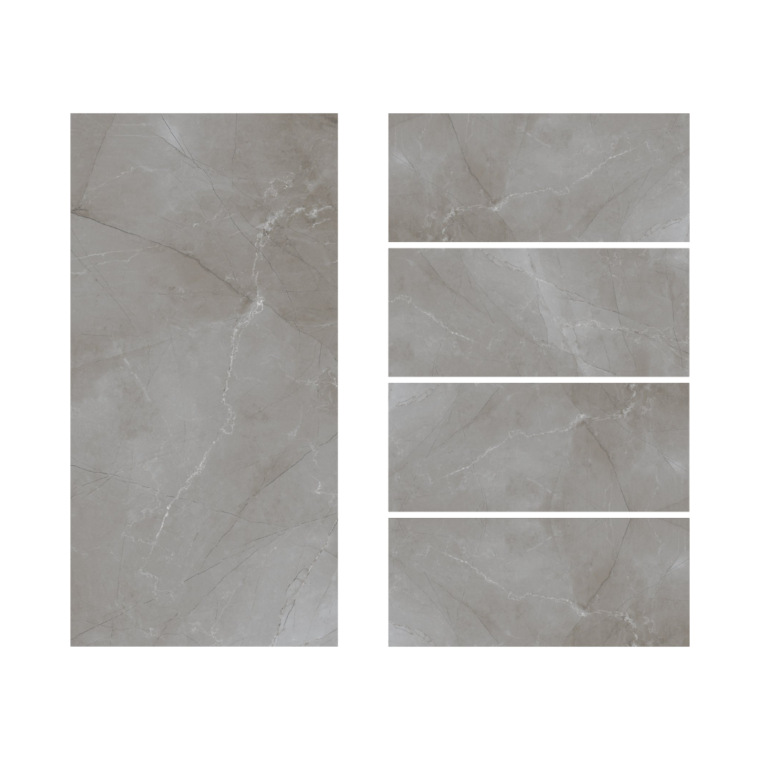 Lasa - Gold Tiles – Luxe & Radiant - Jordan Dark Grey/Bianco premium tiles