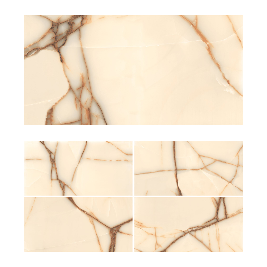 Logger-Ivory & Scambio Coffee Tiles - 600x1200mm
