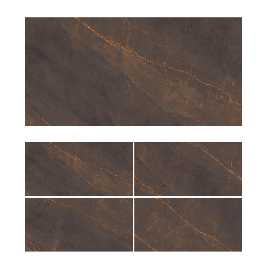Logger-Ivory & Scambio Coffee Tiles - 600x1200mm