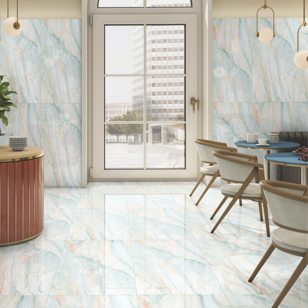 Alpine Aqua & Endless-025 Tiles - 600x1200mm