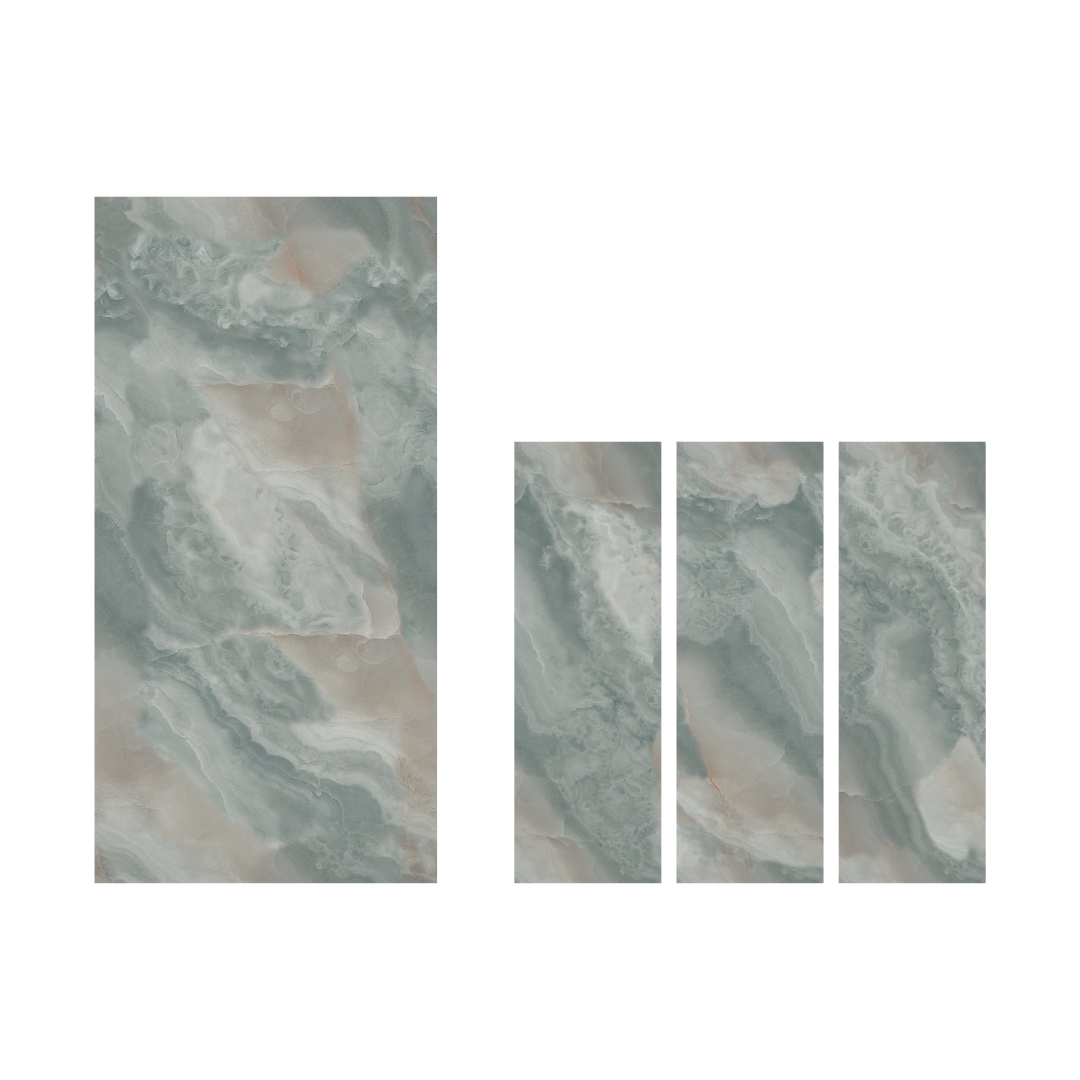 Alpine Aqua & Endless-025 Tiles - 600x1200mm