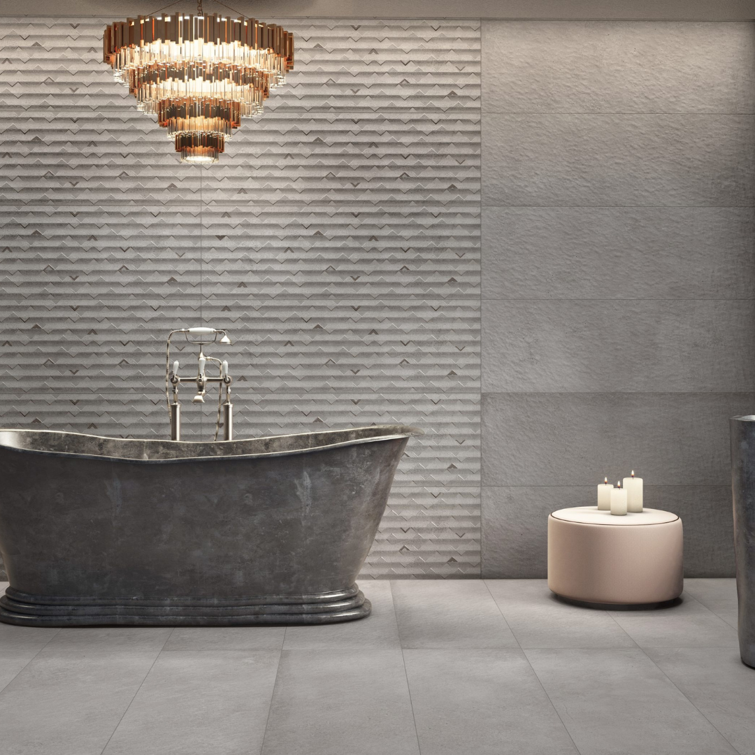 Citrine Nero Moon & Pyramid Tiles - 400x1200mm