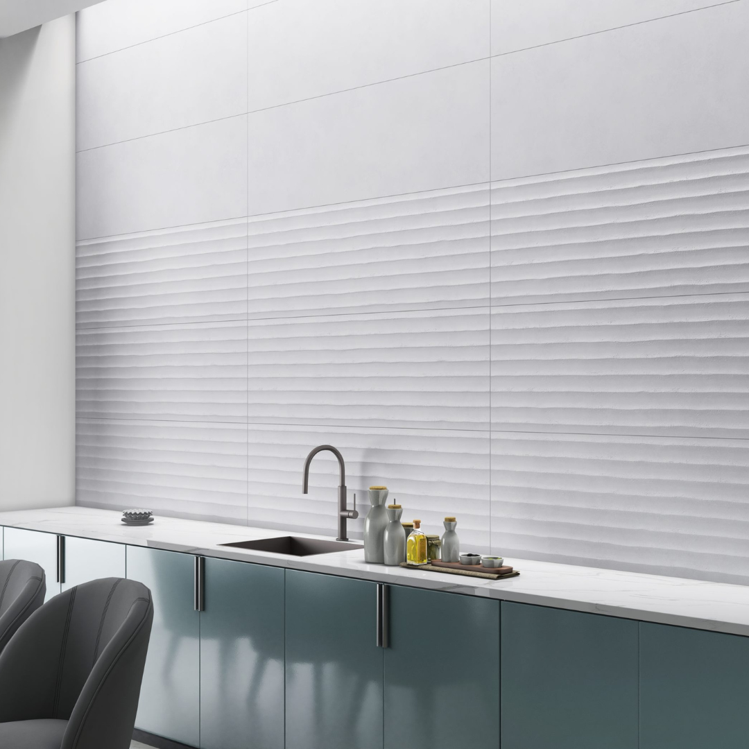Avenue Bianco & Waves Tiles