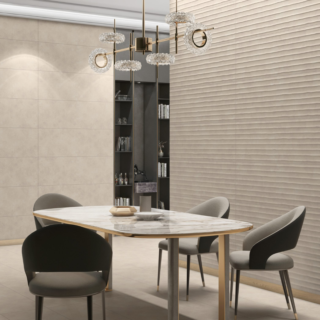  Avenue Ivory & Waves Tiles