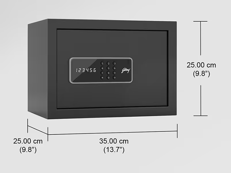  Godrej Nx Pro 15L Safe with Digital Locking System - Dark