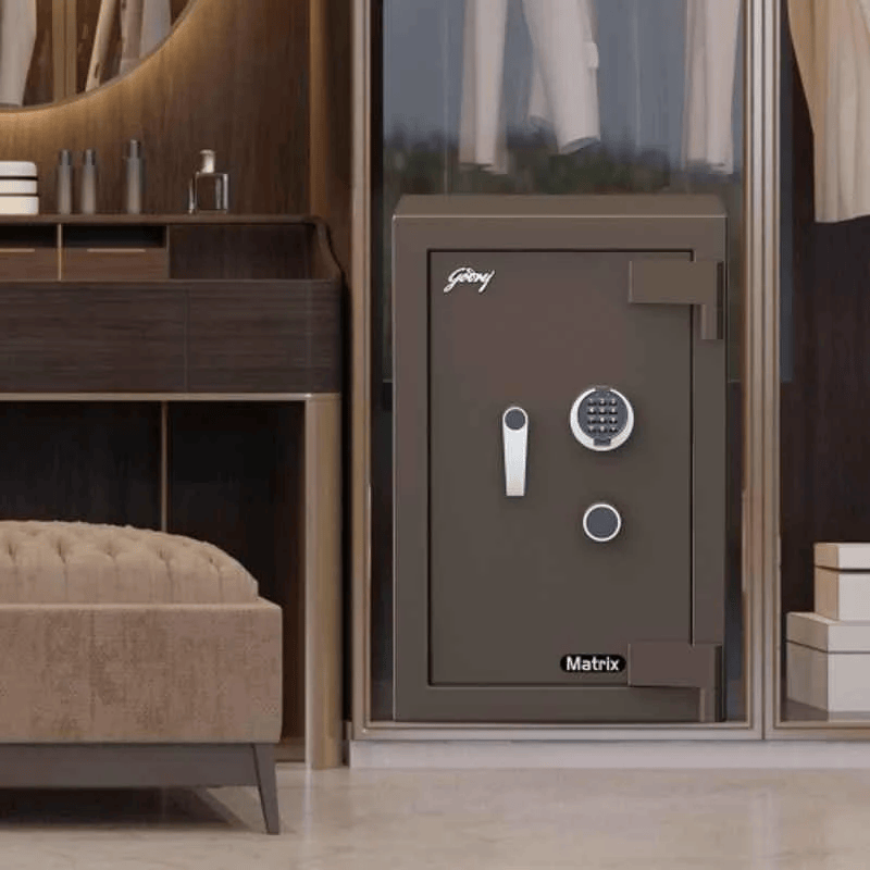 Title: Godrej Matrix 2414 Electronic Digital Safe Locker with Key Lock