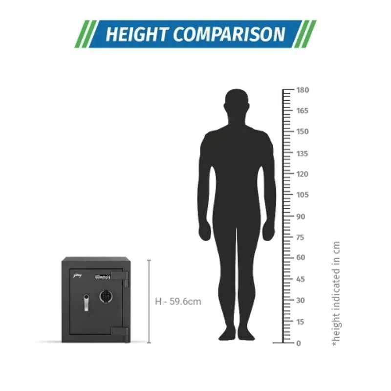  Godrej Matrix 1814 EL 50L Ebony Digital Safe Locker