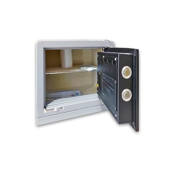 Godrej Ritz Bio with I-Buzz Alarm Home Safe Locker (30 Litres, Grey & Black)