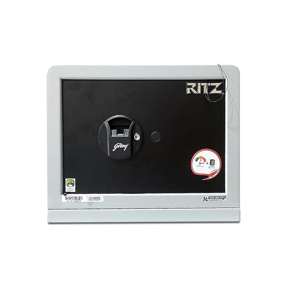 Godrej Ritz Bio with I-Buzz Alarm Home Safe Locker (30 Litres, Grey & Black)