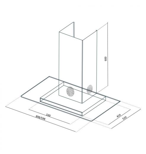 Super 3D Plus T2S2 BK TC LTW 60 Chimney