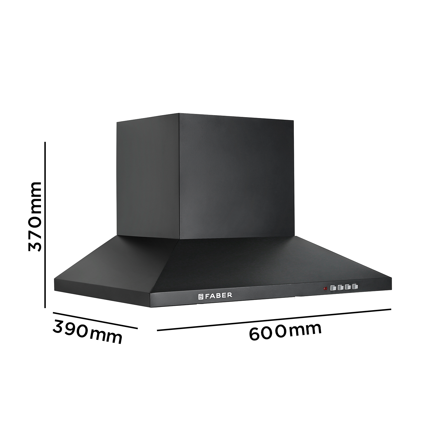 Hood Pluto PB BF BK 60 Chimney