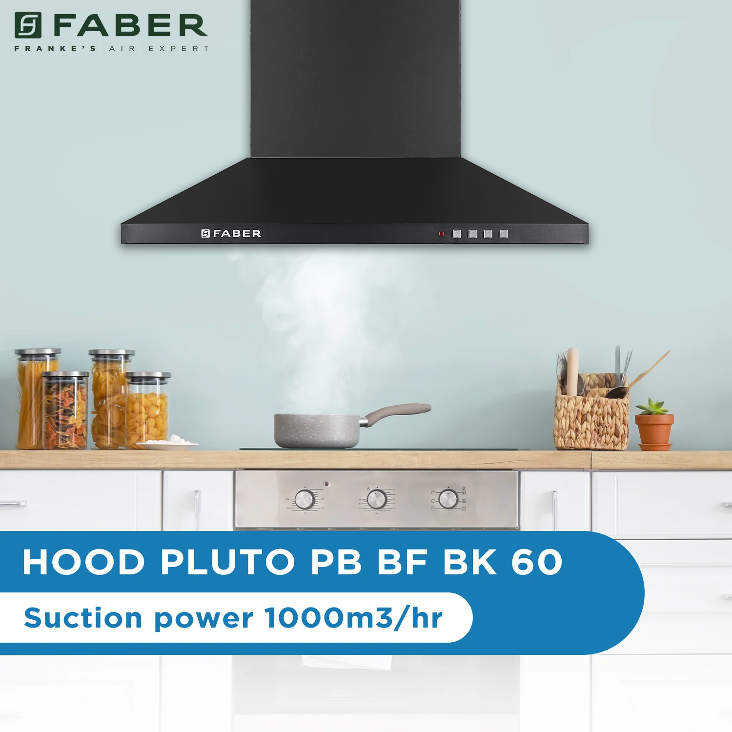 Hood Pluto PB BF BK 60 Chimney
