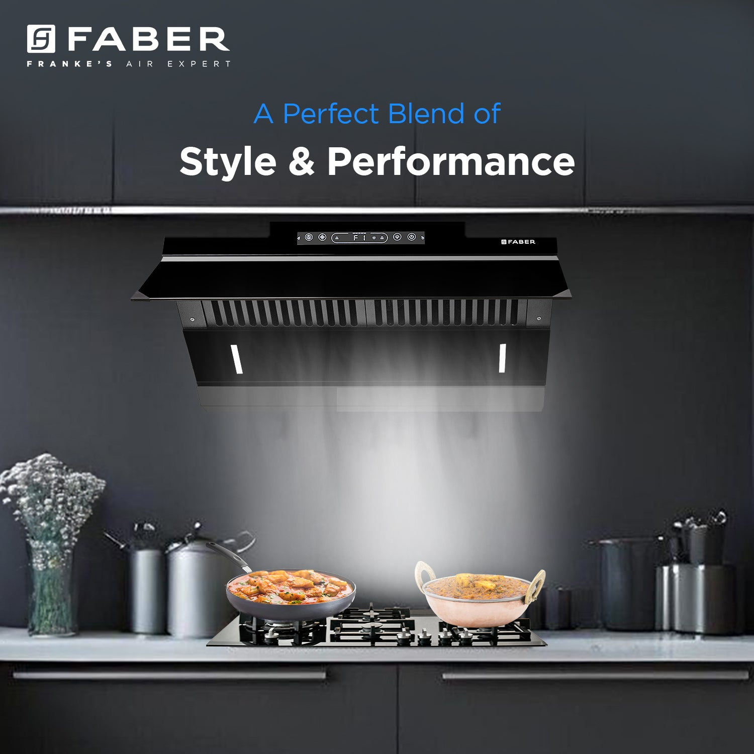 Hood Alpine FL HC BK 60 Chimney