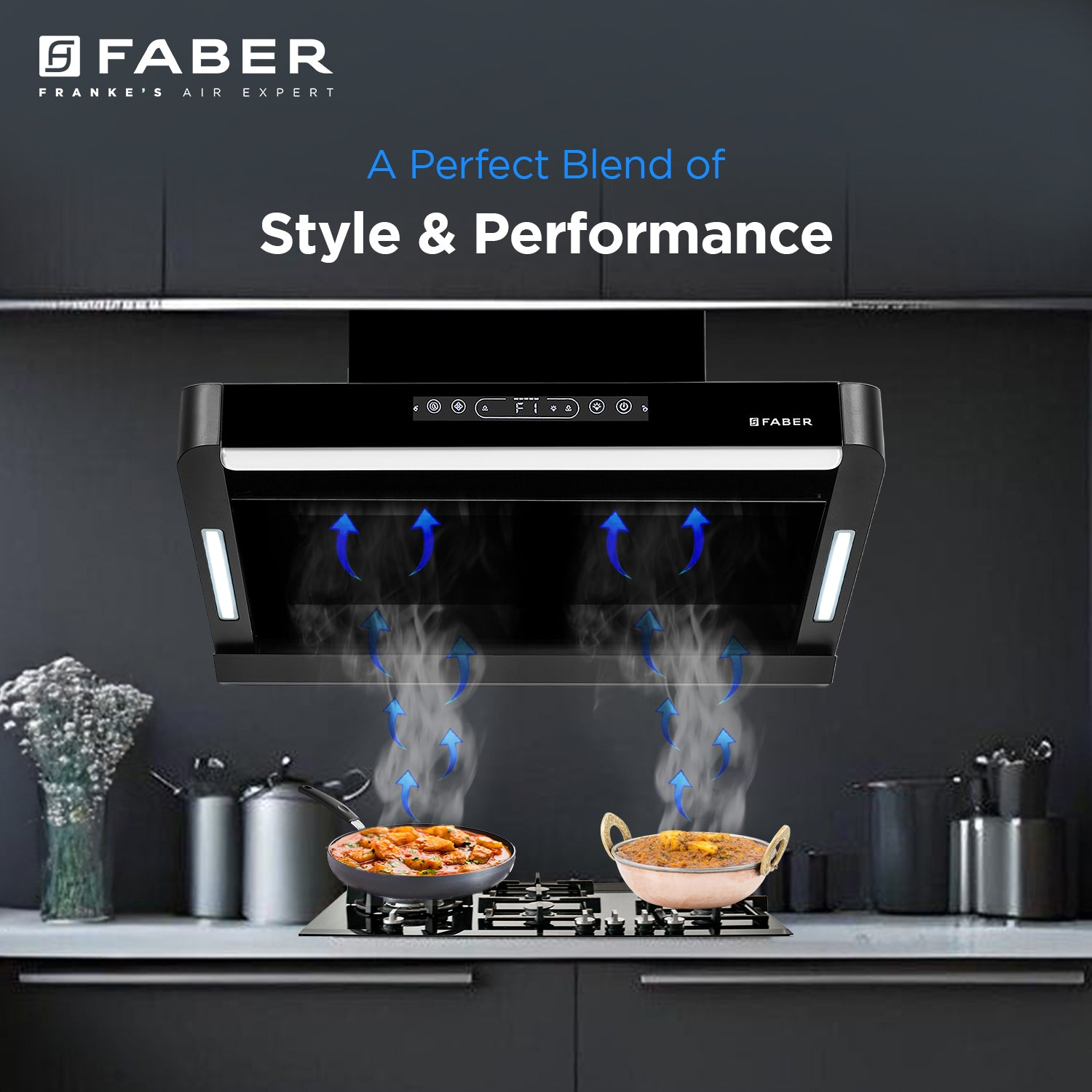 Hood Pinnacle FL HC BK 60 Chimney