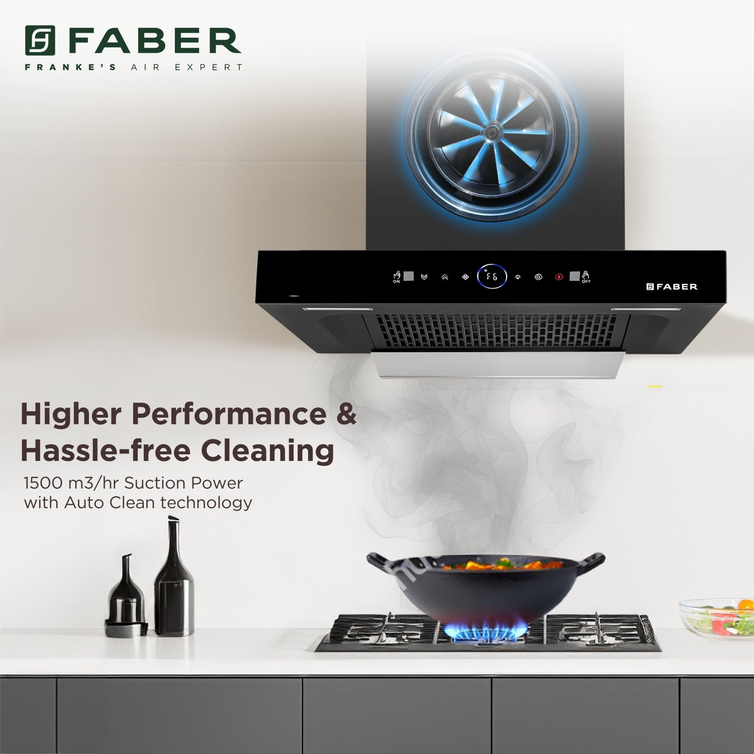 Hood Dazzle BLDC FL HC BK 60 Chimney