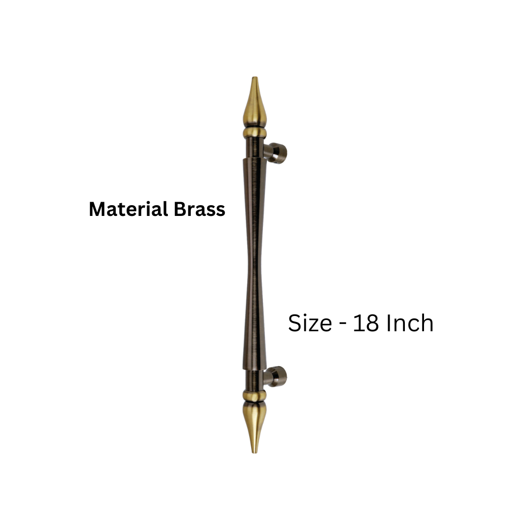 Lucia 18-Inch Brass Handle – Main Door Handle (HLY)
