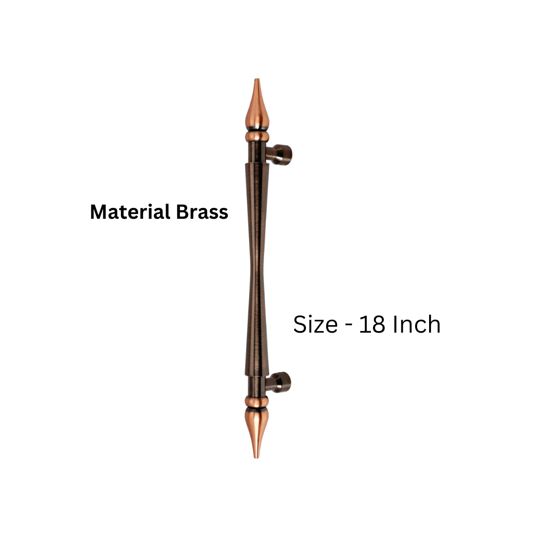 Lucia 18-Inch Brass Handle – Main Door Handle (HLY)