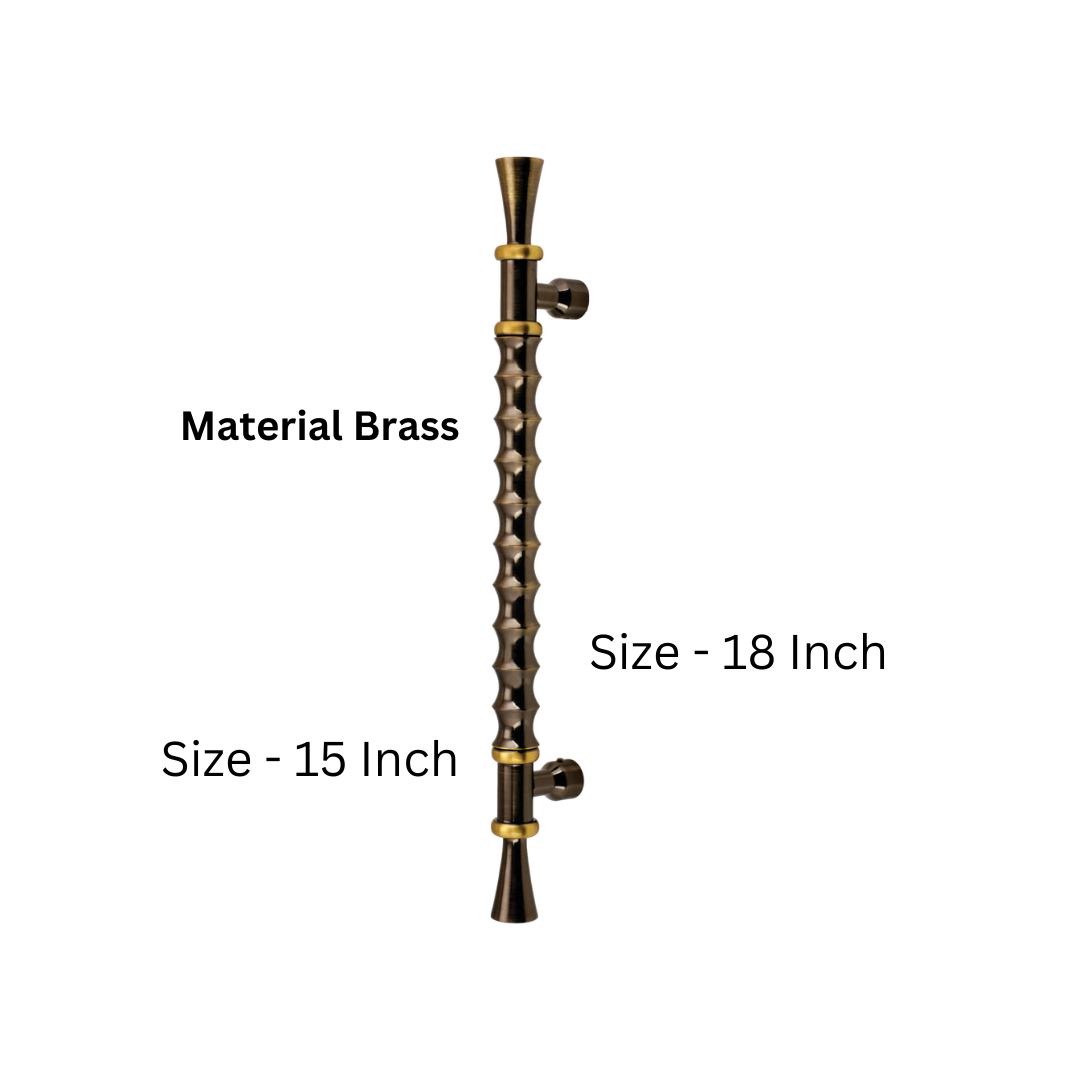 Lucia Brass Handle – Available in 18-Inch and 15-Inch Sizes (HLY)