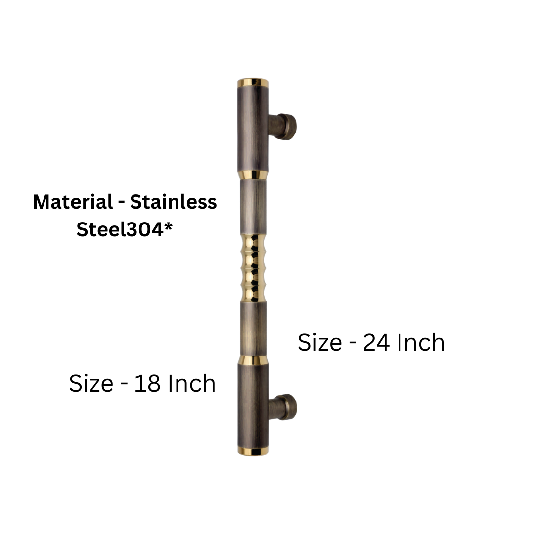 Main Door Handle- Bold Stainless Steel 304*