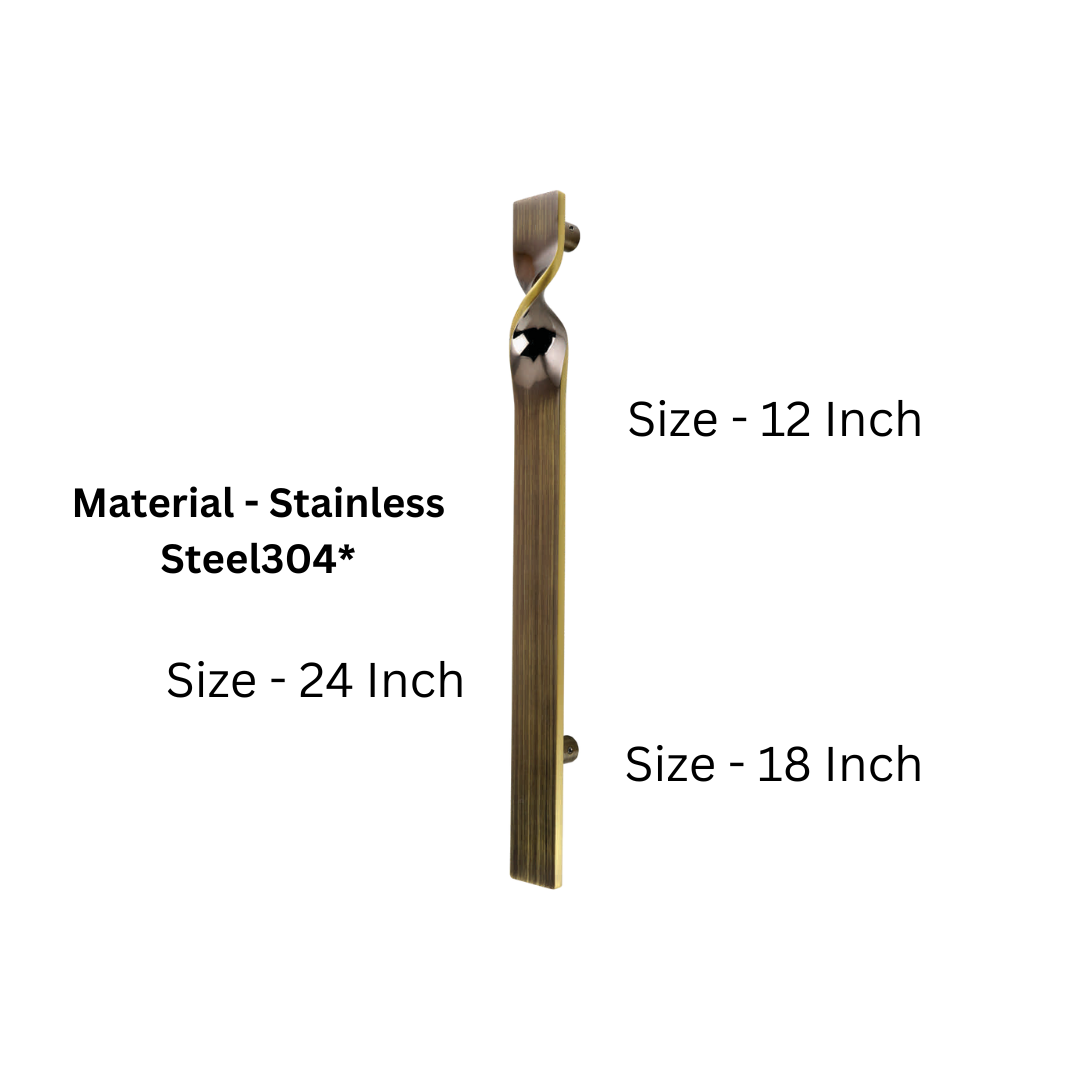 Twist Stainless Steel 304 Main Door Handle (HLY)
