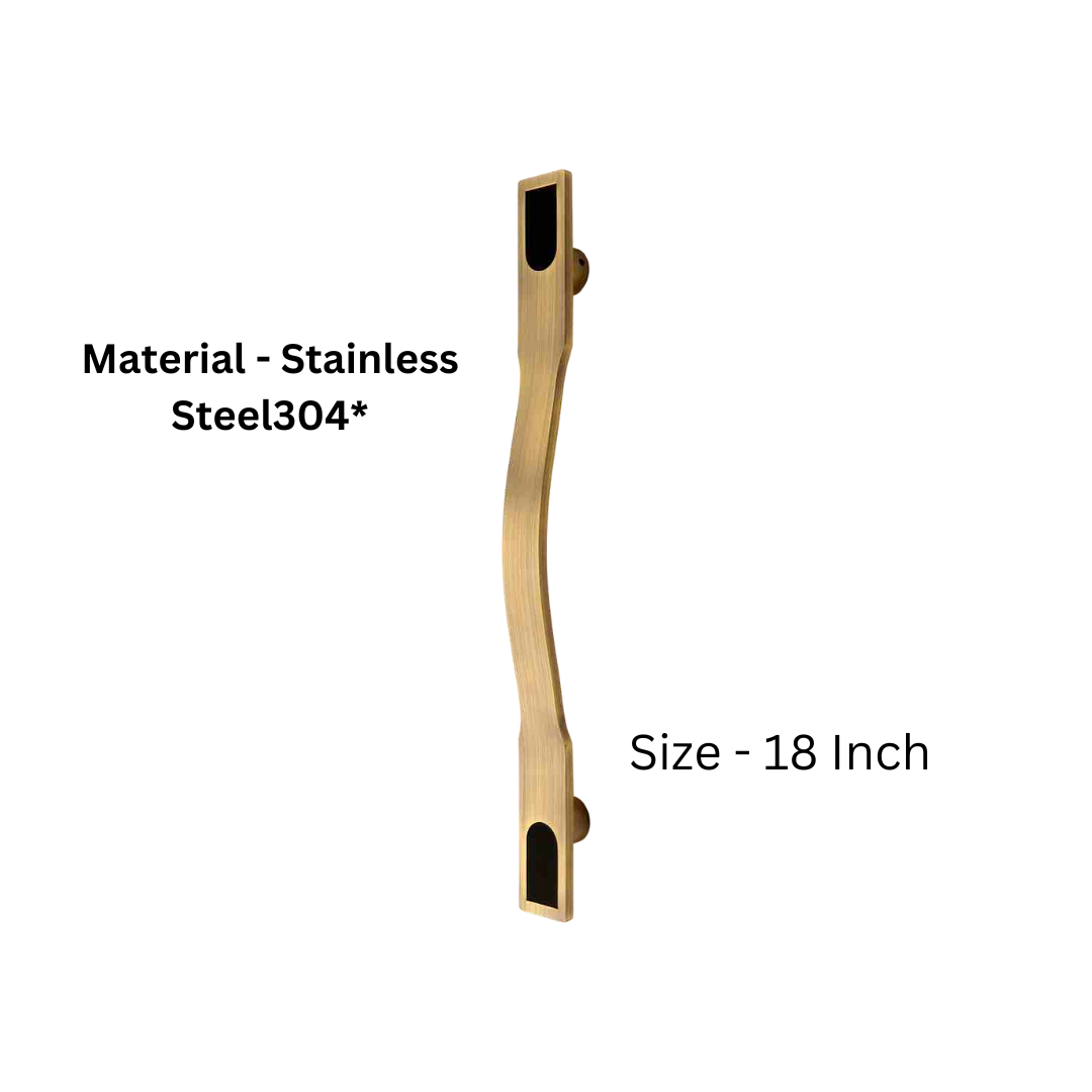 Carlo Stainless Steel 304 Main Door Handle - 18 Inches (HLY)