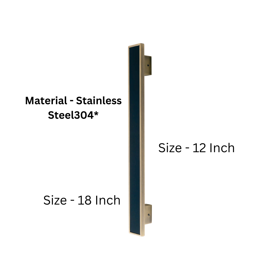 Cracle Stainless Steel 304 Main Door Handle - 12 or 18 Inches (HLY)
