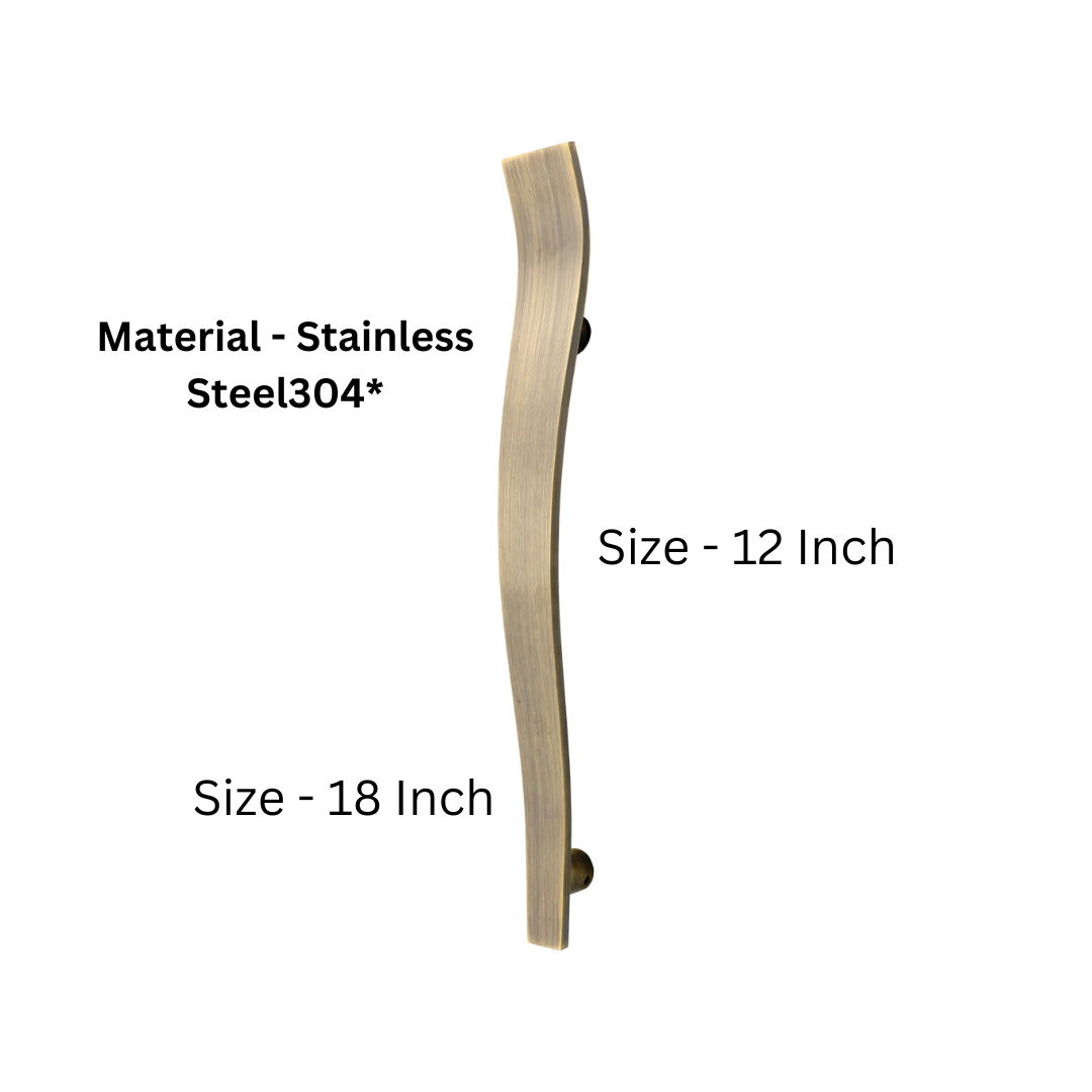 Vendy Stainless Steel 304 Main Door Handle - 12 & 18 Inches (HLY)