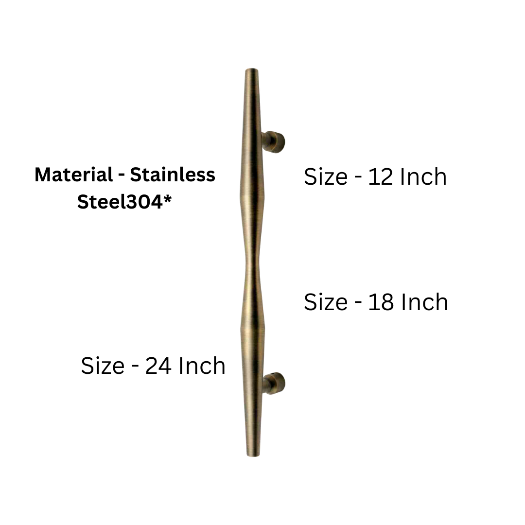 Baleno Stainless Steel 304 Main Door Handle -  (HLY) | Intterior100