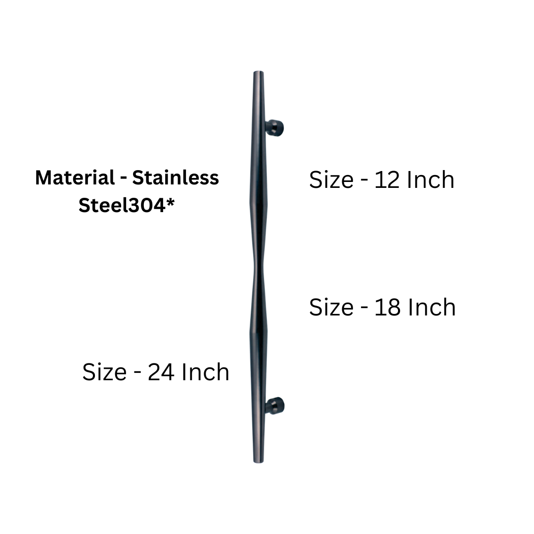 Baleno Stainless Steel 304 Main Door Handle -  (HLY) | Intterior100
