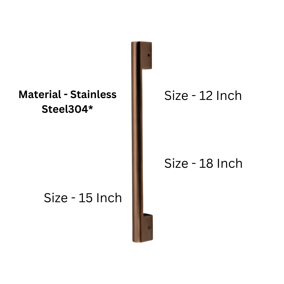 Jimm Stainless Steel 304 Main Door Handle - (HLY) | Intterior100