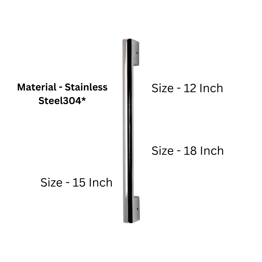 Jimm Stainless Steel 304 Main Door Handle - (HLY) | Intterior100
