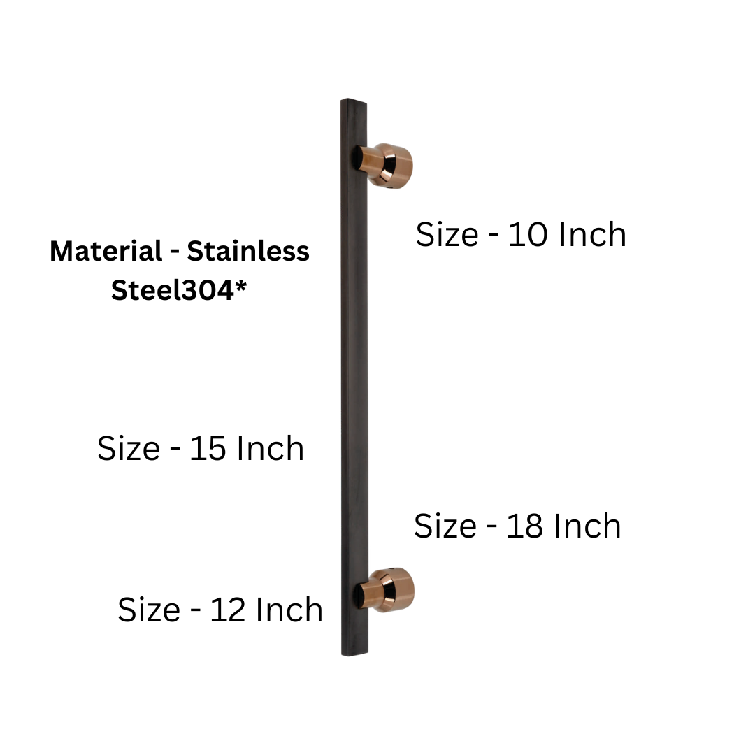 Sleek Stainless Steel 304 Main Door Handle - (HLY) | Intterior100