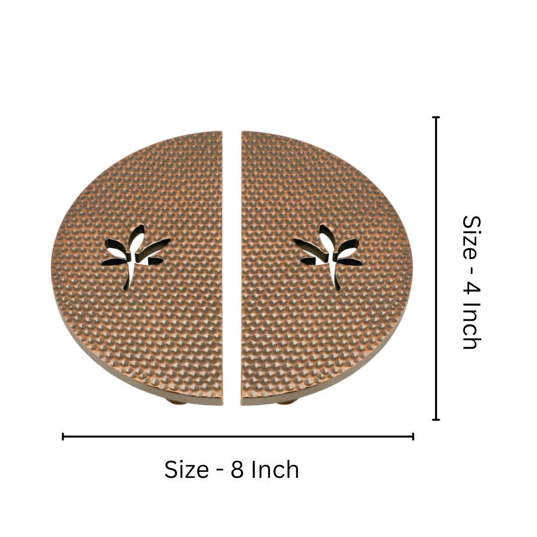 Flar Brass Main Door Knob - (HLY) | Intterior100