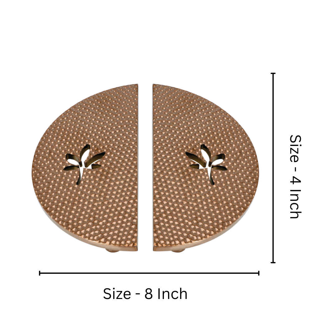 Flar Brass Main Door Knob - (HLY) | Intterior100
