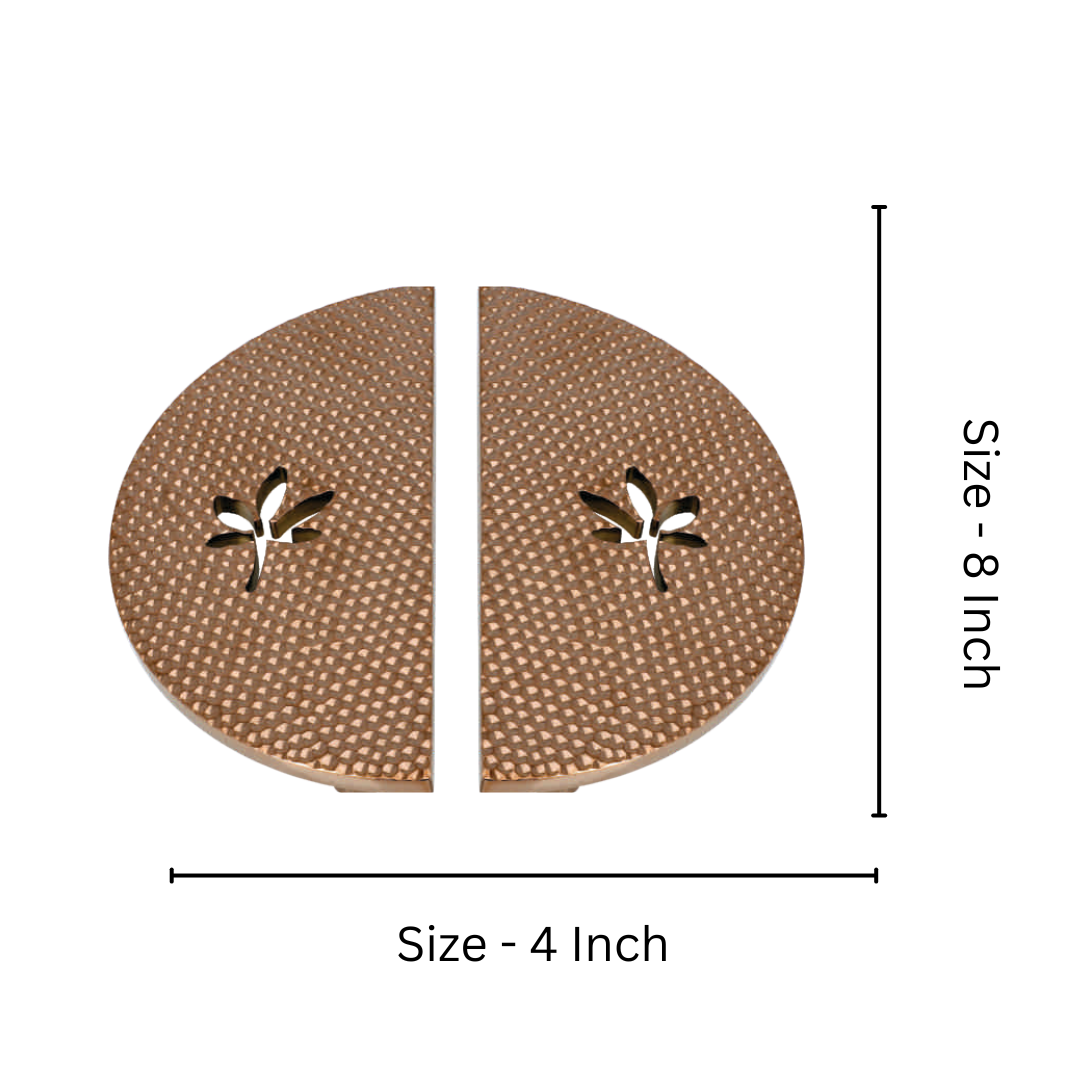 Roll Brass Main Door Knob -Intterior100
